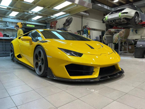 V Style Carbon Fiber Vented Fenders For Lamborghini Huracan LP580 LP610