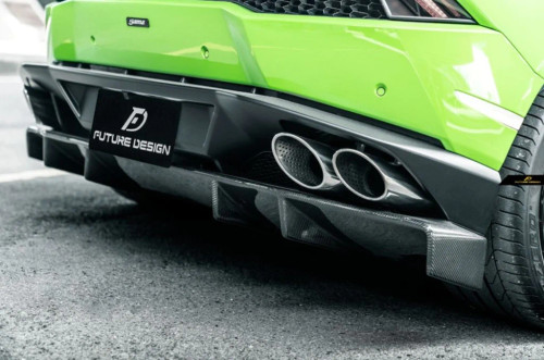 V STYLE Carbon Fiber REAR DIFFUSER for Lamborghini Huracan LP580-2 LP610-4 V STYLE Carbon Fiber REAR DIFFUSER for Lamborghini Huracan LP580-2 LP610-4