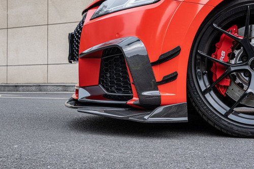 Carbon Fiber Front Lip for Audi TTRS 8S 2016-2019 Pre-facelift Carbon Fiber Front Lip for Audi TTRS 8S 2016-2019 Pre-facelift