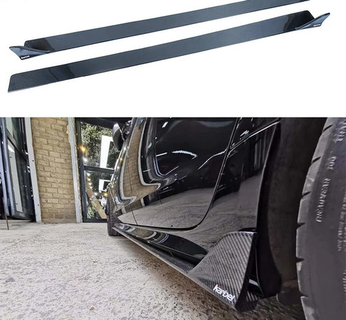 Carbon Dry Carbon Fiber Side Skirts for Audi S7 & A7 S Line & A7 2016-2018 C7.5 Carbon Dry Carbon Fiber Side Skirts for Audi S7 & A7 S Line & A7 2016-2018 C7.5