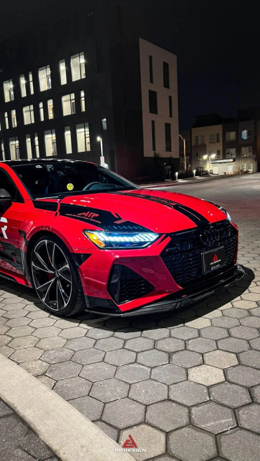 Carbon Fiber Front Lip for Audi RS6 RS7 C8 Carbon Fiber Front Lip for Audi RS6 RS7 C8