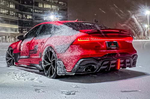 Carbon Fiber Rear Diffuser & Rear Canards for Audi RS6 RS7 C8