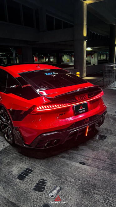 Carbon Fiber Rear Diffuser & Rear Canards for Audi RS6 RS7 C8