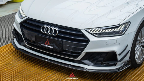 Carbon Fiber Front Lip for Audi S7 & A7 S Line & A7 2019-ON C8 Carbon Fiber Front Lip for Audi S7 & A7 S Line & A7 2019-ON C8