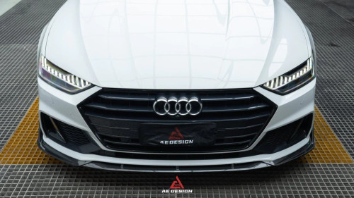 Carbon Fiber Front Lip for Audi S7 & A7 S Line & A7 2019-ON C8 Carbon Fiber Front Lip for Audi S7 & A7 S Line & A7 2019-ON C8
