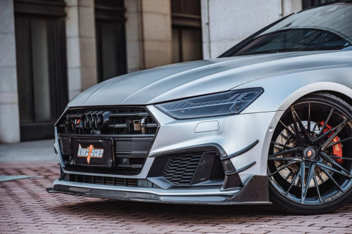 Tuning Carbon Fiber Front Lip for Audi S7 & A7 S Line & A7 2019-ON C8 Tuning Carbon Fiber Front Lip for Audi S7 & A7 S Line & A7 2019-ON C8