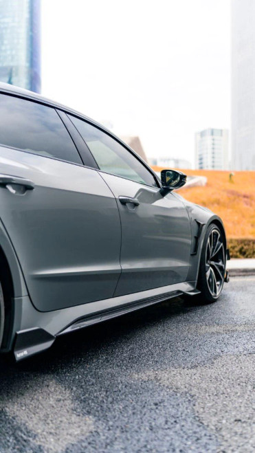 Carbon Fiber Side Skirts for Audi RS7 RS6 C8 2020-ON Carbon Fiber Side Skirts for Audi RS7 RS6 C8 2020-ON