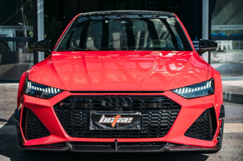 Carbon Fiber Front Lip Splitter for Audi RS7 C8 2020-ON Carbon Fiber Front Lip Splitter for Audi RS7 C8 2020-ON