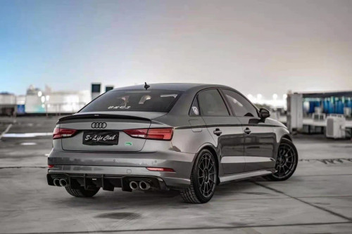 Dry Carbon Fiber Rear Diffuser for Audi A3 S Line & S3 2017-2020 Sedan