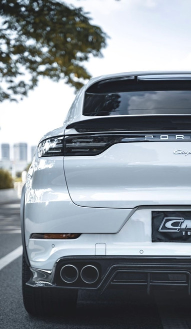 Carbon Fiber Rear Spoiler for Porsche Cayenne Coupe 9Y3 2018-ON