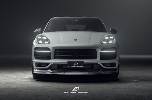 Carbon Fiber FRONT LIP SPLITTER for Porsche Cayenne Coupe 9Y3 Carbon Fiber FRONT LIP SPLITTER for Porsche Cayenne Coupe 9Y3