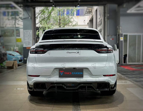 Carbon Fiber Rear Diffuser for Porsche Cayenne 9Y0 2018-ON Carbon Fiber Rear Diffuser for Porsche Cayenne 9Y0 2018-ON