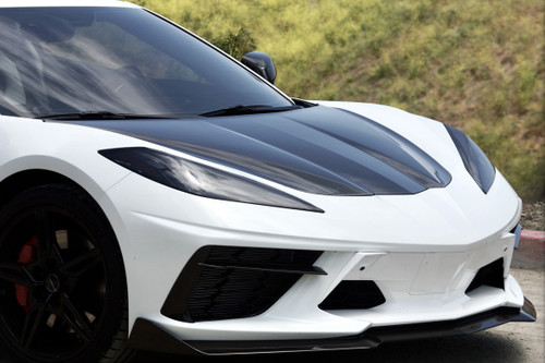 Carbon Fiber Hood for C8 Corvette - Fits Z06 2020-ON Carbon Fiber Hood for C8 Corvette - Fits Z06 2020-ON