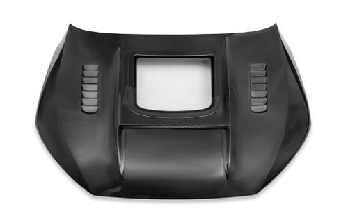 Tempered Glass Transparent Carbon Fiber Hood Bonnet Ver.1 for Audi RS3 S3 A3 8Y 2021-ON