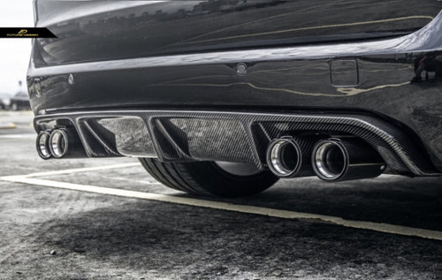 RKP STYLE Carbon Fiber REAR DIFFUSER for BMW F85 X5M F86 X6M 2015-2019 RKP STYLE Carbon Fiber REAR DIFFUSER for BMW F85 X5M F86 X6M 2015-2019