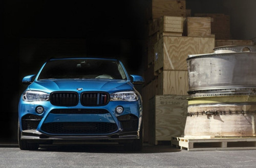 3D STYLE Carbon Fiber FRONT LIP for BMW F85 X5M 2015-2018