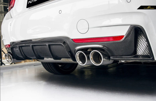 Carbon FD Carbon Fiber Rear Diffuser for BMW 4 Series F32 F33 F36 Carbon FD Carbon Fiber Rear Diffuser for BMW 4 Series F32 F33 F36