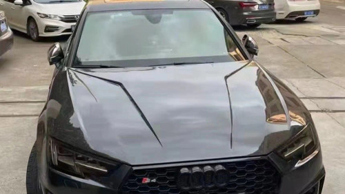 Carbon Carbon Fiber Hood Bonnet Ver.2 for Audi A4 & S4 2017-ON B9 B9.5 Carbon Carbon Fiber Hood Bonnet Ver.2 for Audi A4 & S4 2017-ON B9 B9.5