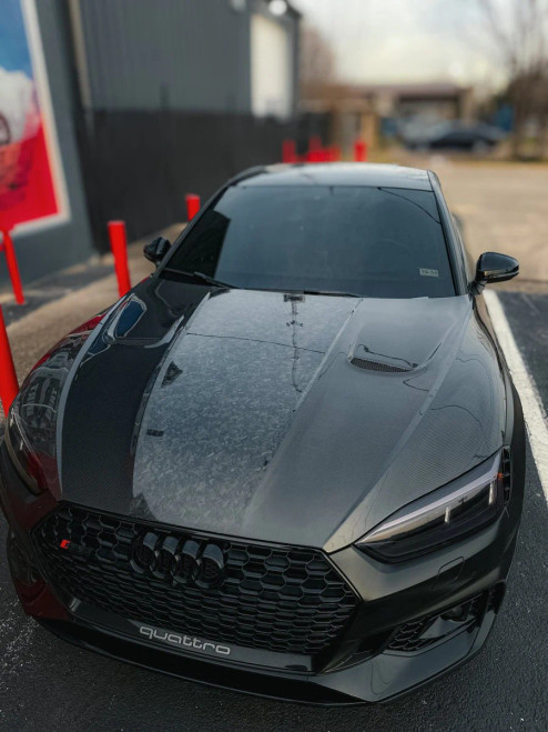 Carbon Fiber Double-Sided Hood Bonnet For Audi RS5 S5 A5 B9 B9.5 Carbon Fiber Double-Sided Hood Bonnet For Audi RS5 S5 A5 B9 B9.5