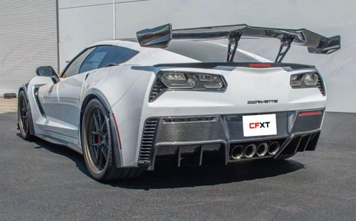 Carbon Fiber Rear Diffuser for Corvette C7 14-19 Carbon Fiber Rear Diffuser for Corvette C7 14-19