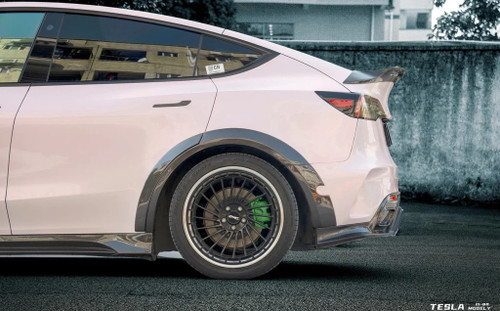 Carbon Fiber Widebody Wheel Arches for Tesla Model Y