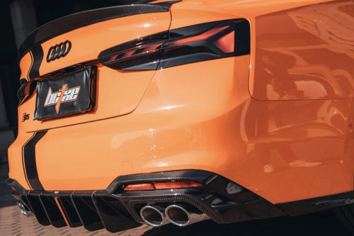 Carbon Fiber Rear Diffuser Ver.2 for Audi S5 & A5 S Line 2020-ON B9.5 Carbon Fiber Rear Diffuser Ver.2 for Audi S5 & A5 S Line 2020-ON B9.5