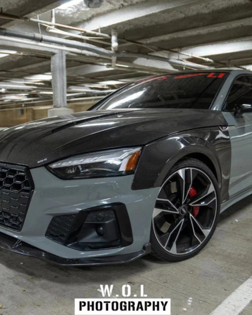 Carbon Dry Carbon Fiber Front Fenders for Audi S5 & A5 S Line 2017-ON B9 B9.5 Carbon Dry Carbon Fiber Front Fenders for Audi S5 & A5 S Line 2017-ON B9 B9.5