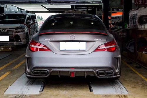 Carbon Fiber Rear Diffuser for C117 2014-2019 CLA-250 CLA-45 AMG Carbon Fiber Rear Diffuser for C117 2014-2019 CLA-250 CLA-45 AMG