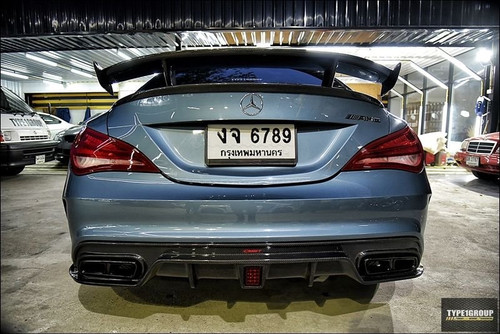 Carbon Fiber Rear Diffuser for C117 2014-2019 CLA-250 CLA-45 AMG Carbon Fiber Rear Diffuser for C117 2014-2019 CLA-250 CLA-45 AMG