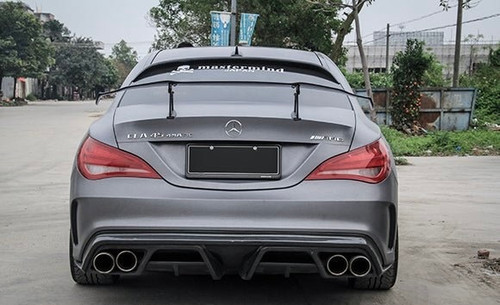 C117 2014-2019 CLA-250 CLA-45 AMG Carbon Fiber Rear Spoiler Wing Ver.1 C117 2014-2019 CLA-250 CLA-45 AMG Carbon Fiber Rear Spoiler Wing Ver.1