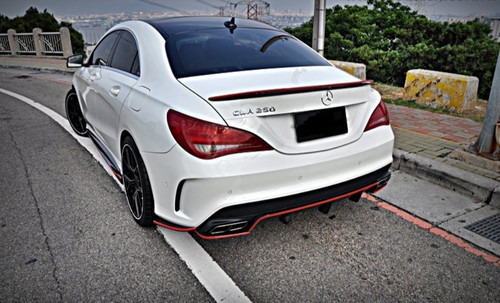 Carbon 2014-2019 C117 CLA-250 CLA-45 Carbon Fiber Rear Diffuser Ver.2 Carbon 2014-2019 C117 CLA-250 CLA-45 Carbon Fiber Rear Diffuser Ver.2