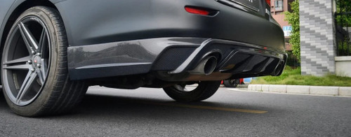 Carbon Fiber Rear Diffuser for Infiniti Q50 2014-2022 Carbon Fiber Rear Diffuser for Infiniti Q50 2014-2022