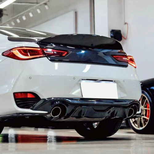 Carbon Fiber EPA V1 Type rear diffuser 3 Pcs for Infiniti Q60 CV37 17 onwards Carbon Fiber EPA V1 Type rear diffuser 3 Pcs for Infiniti Q60 CV37 17 onwards