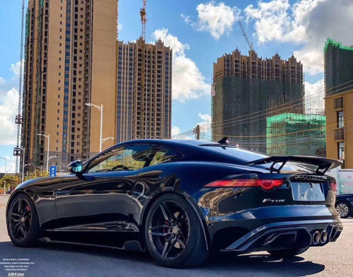 Carbon Fiber Side Skirts for Jaguar F-Type 2014-ON