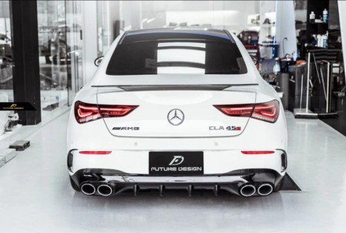 Carbon FD GTS Carbon Fiber Rear Spoiler For 2020-ON C118 CLA45 CLA35 CLA250 Carbon FD GTS Carbon Fiber Rear Spoiler For 2020-ON C118 CLA45 CLA35 CLA250