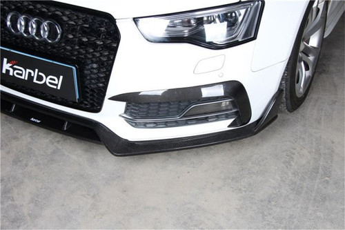 Pre-preg Carbon Fiber Upper Valences for Audi S5 A5 S-line B8.5 2012-2016 Pre-preg Carbon Fiber Upper Valences for Audi S5 A5 S-line B8.5 2012-2016