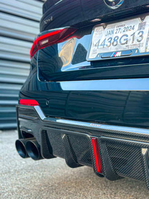 Carbon Fiber Rear Diffuser & Canards for BMW 4 series 430i M440i G22 G23 Carbon Fiber Rear Diffuser & Canards for BMW 4 series 430i M440i G22 G23