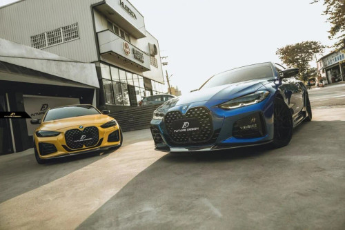 Carbon M-TECH FD Carbon Fiber Front Lip for BMW 4 Series G22 2021-ON