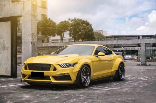 Carbon Fiber Front Bumper & Front Lip for Ford Mustang S550.1 2015-2017 Carbon Fiber Front Bumper & Front Lip for Ford Mustang S550.1 2015-2017