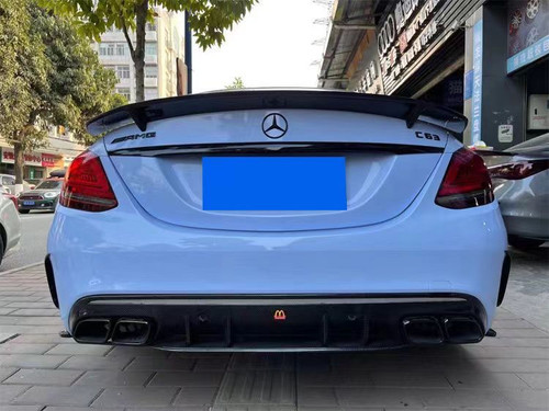 Carbon fiber diffuser for mercedes benz C43 w205  Carbon fiber diffuser for mercedes benz C43 w205