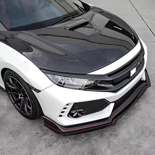 OEM Style Carbon Fiber  Hood Bonnet  Vent For Honda Civic Hatchback Fc1 Type-R FK8 OEM Style Carbon Fiber  Hood Bonnet  Vent For Honda Civic Hatchback Fc1 Type-R FK8