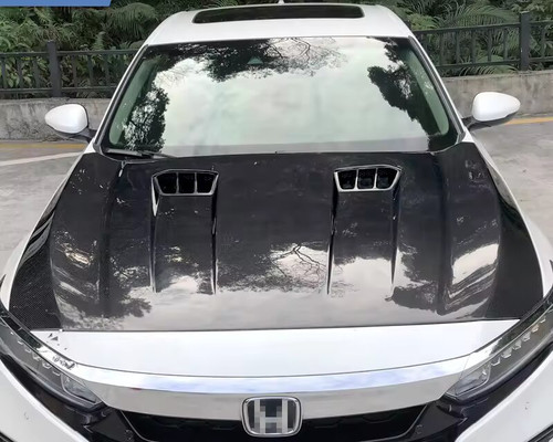 Carbon Fiber Hood For Honda Accord 10th 2018-20 Carbon Fiber Hood For Honda Accord 10th 2018-20
