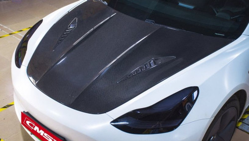 Carbon Fiber Hood Bonnet for Tesla Model 3 Carbon Fiber Hood Bonnet for Tesla Model 3