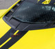 Dry carbon fiber engine hatch vents lower window trim + camera cover  for corvette C8 2020-ON