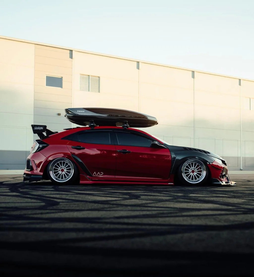 Fk8 Type R Rear Carbon Fiber Rear Fender Trim for Honda FK8 Civic Type-R (2017-ON)