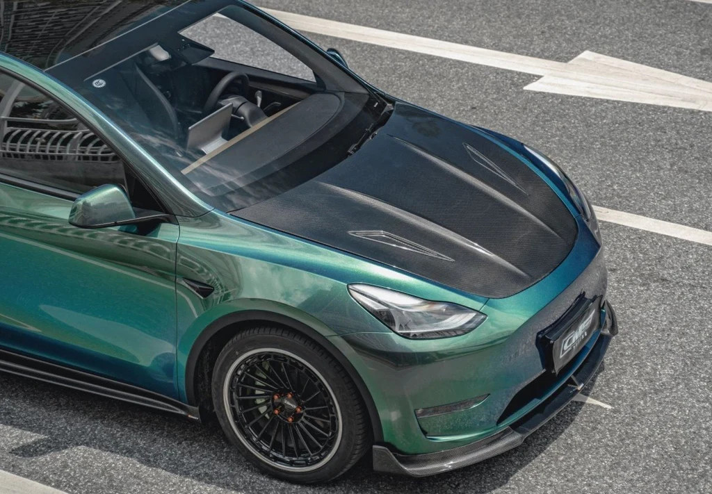 Carbon Fiber Hood Ver.2 for Tesla Model Y