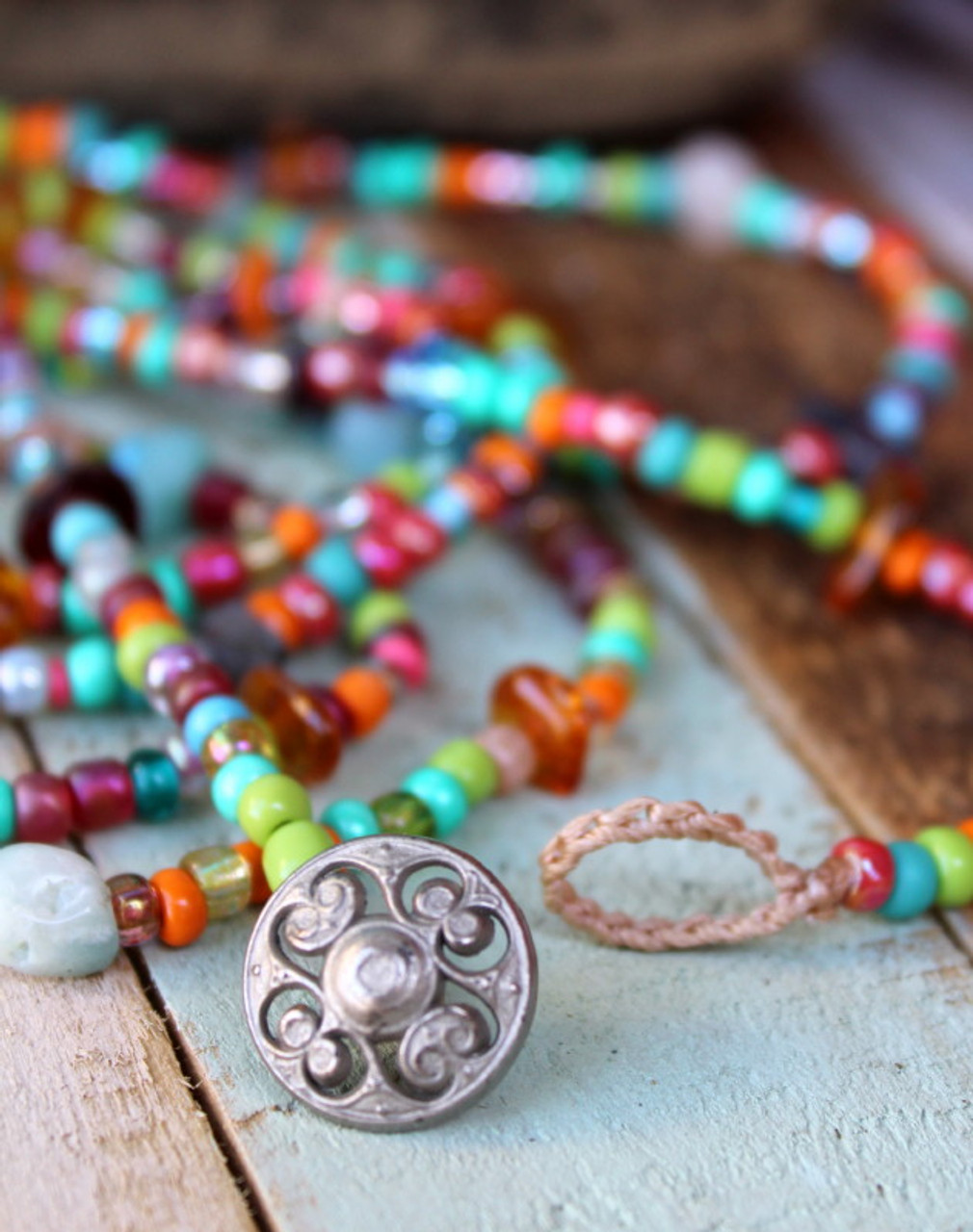 Handmade Bohemian Beaded Choker Necklace With Colorful Turquoise Beach B  Opal Bead Necklace For Women And Girls Boho Seed Design, Perfect For Beach  And Everyday Wear From Jiehan_jewelry, $8.12 | DHgate.Com