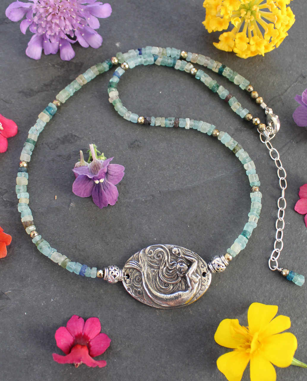 Mermaid Beads for Jewelry Making Necklace Bracelet Purple 