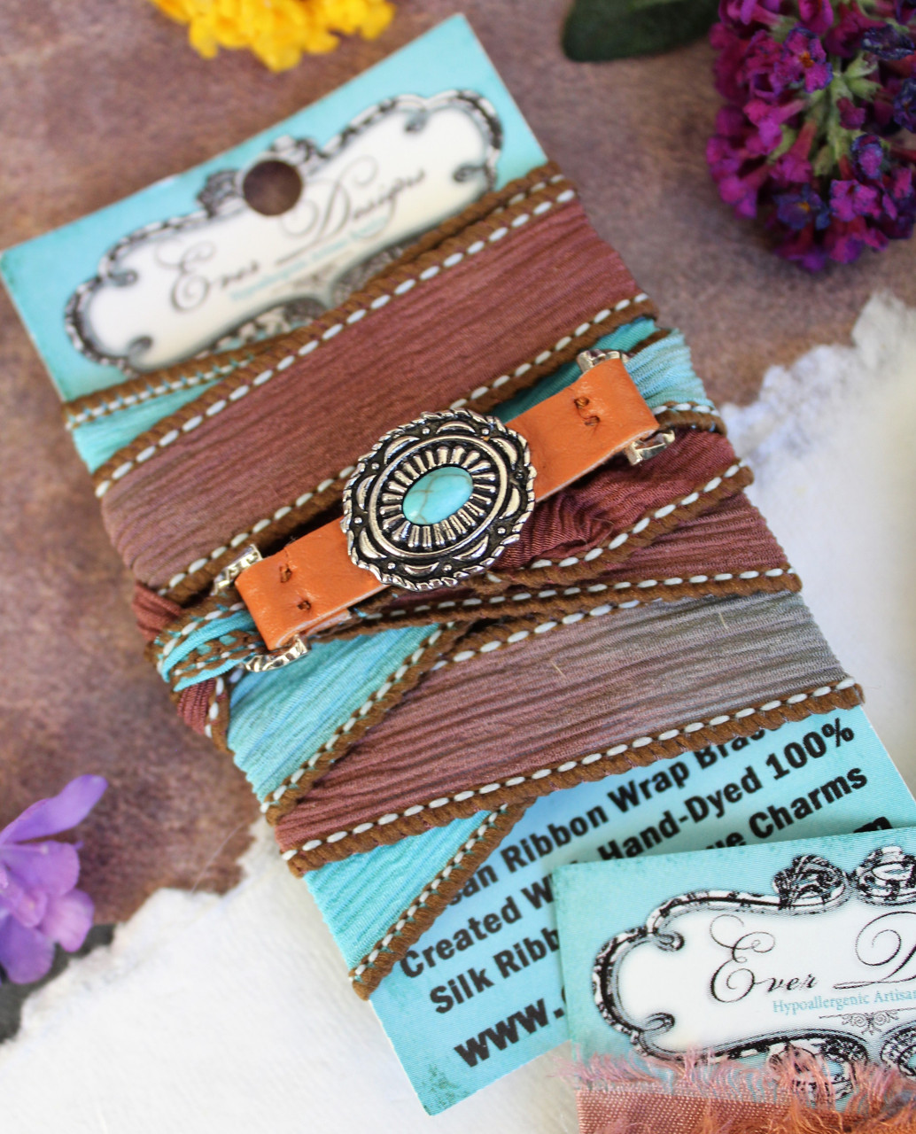 Vintage Ribbon and Chain Wrap Bracelet - The Ribbon Retreat Blog