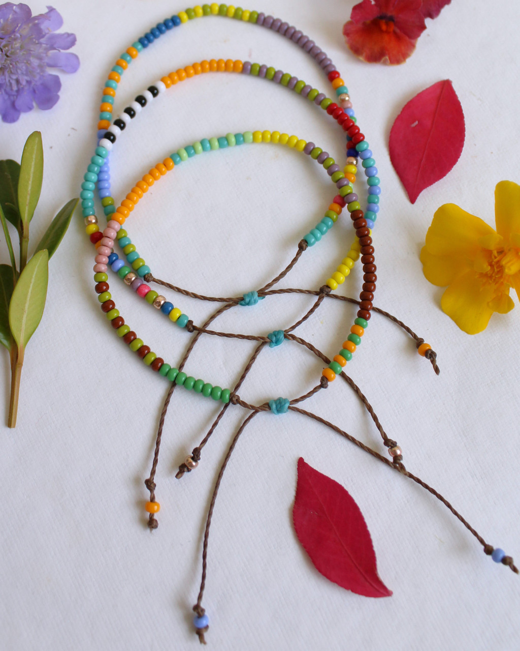 Beaded String Bracelets